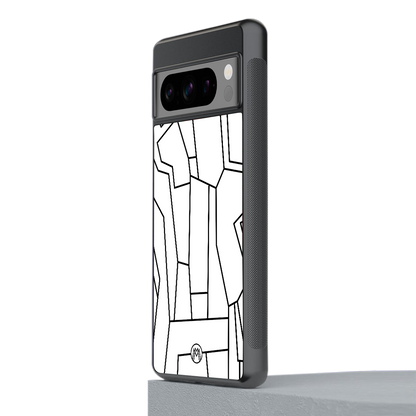 mosaic back phone cover | glass case for google pixel 8 pro