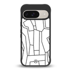 mosaic back phone cover | glass case for google pixel 9
