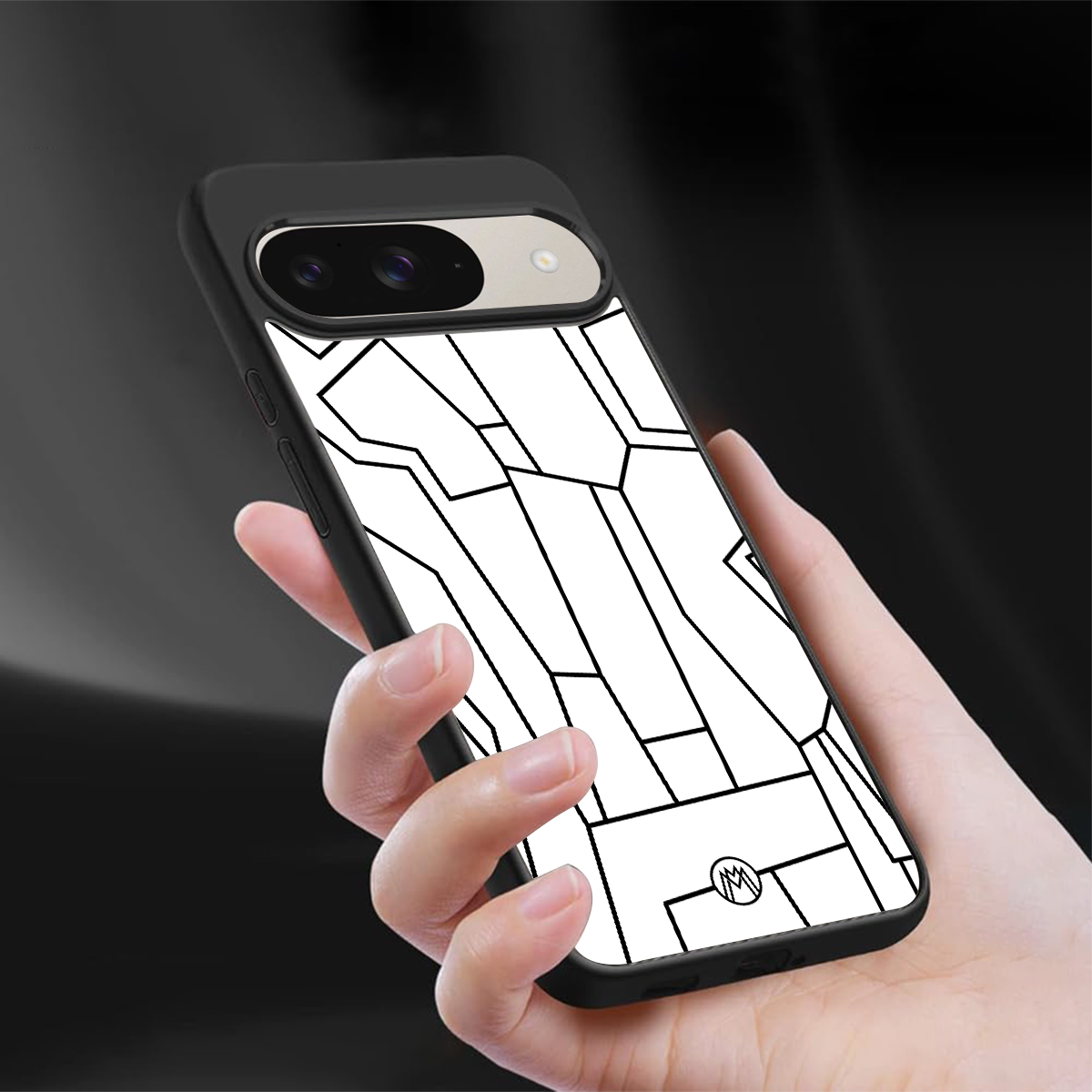 mosaic back phone cover | glass case for google pixel 9