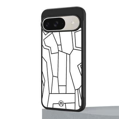 mosaic back phone cover | glass case for google pixel 9