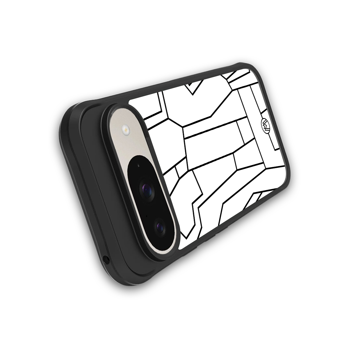 mosaic back phone cover | glass case for google pixel 9