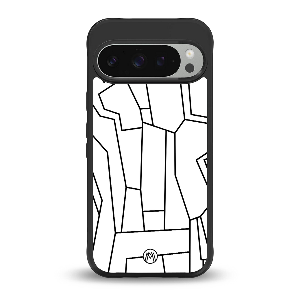 mosaic back phone cover | glass case for google pixel 9 pro