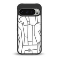 mosaic back phone cover | glass case for google pixel 9 pro