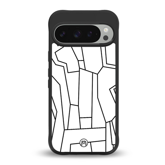 mosaic back phone cover | glass case for google pixel 9 pro