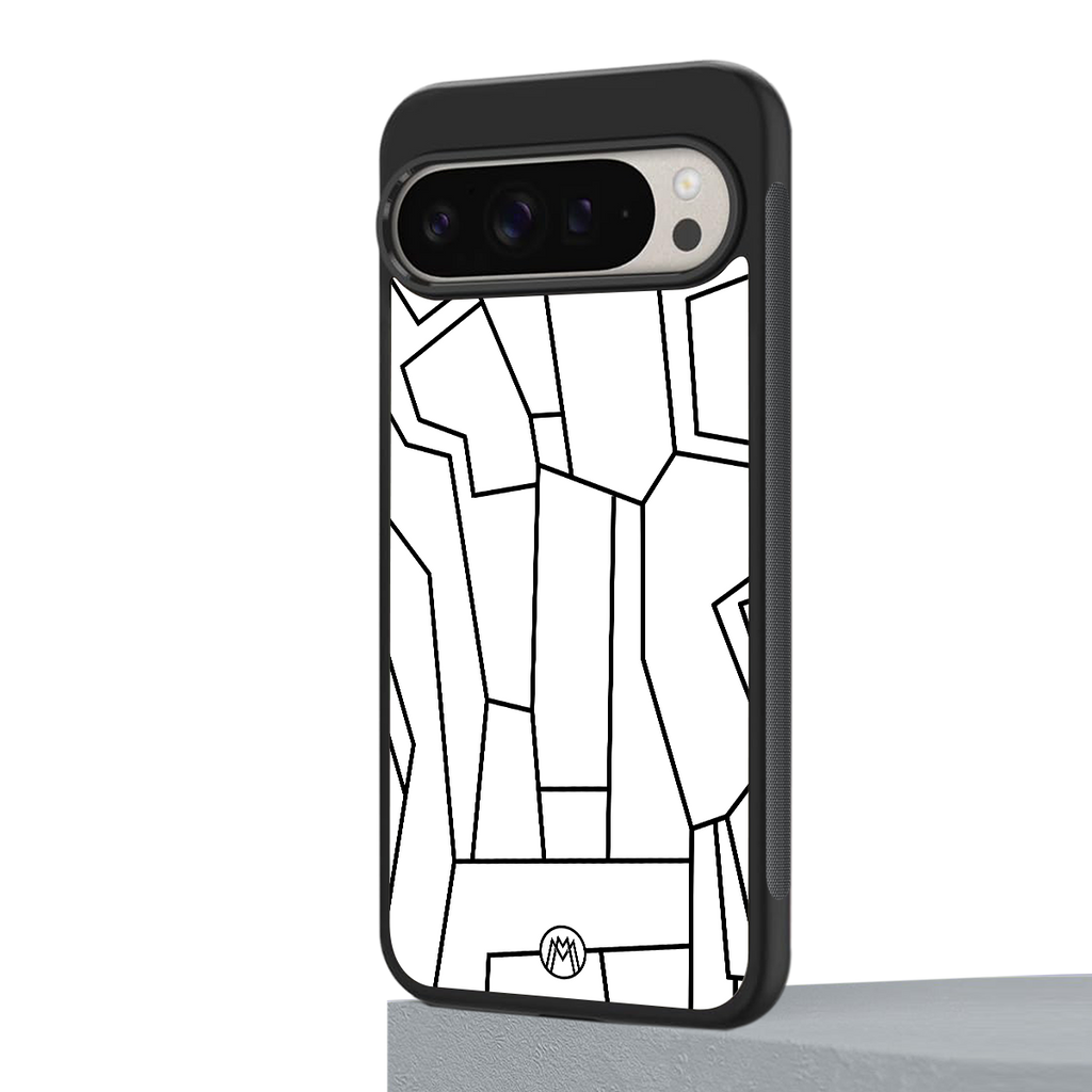 mosaic back phone cover | glass case for google pixel 9 pro