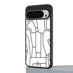 mosaic back phone cover | glass case for google pixel 9 pro