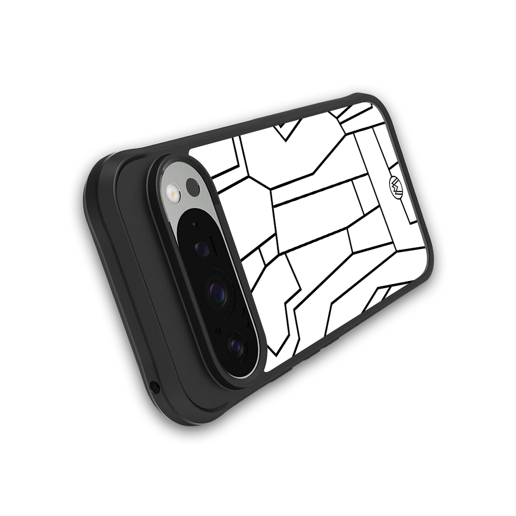 mosaic back phone cover | glass case for google pixel 9 pro