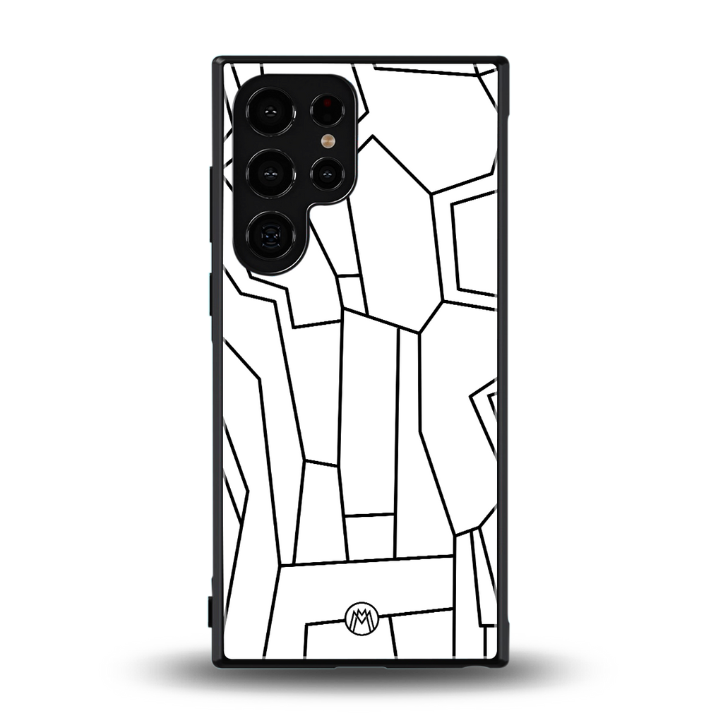 mosaic back phone cover | glass case for samsung galaxy s23 ultra