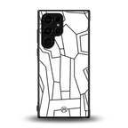 mosaic back phone cover | glass case for samsung galaxy s23 ultra