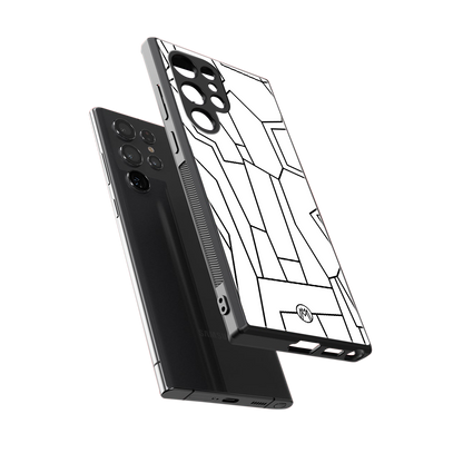 mosaic back phone cover | glass case for samsung galaxy s23 ultra