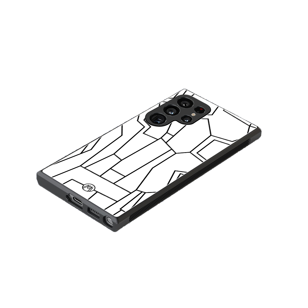 mosaic back phone cover | glass case for samsung galaxy s23 ultra