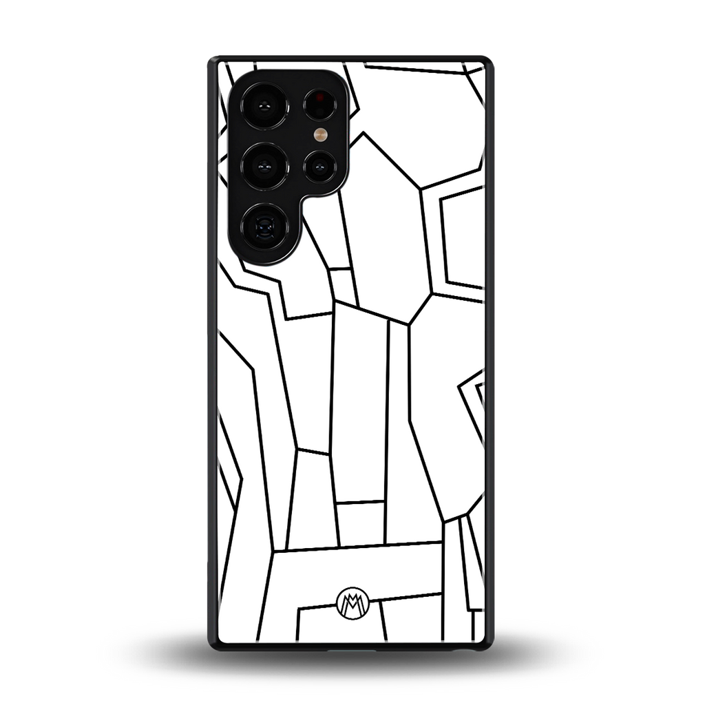 mosaic back phone cover | glass case for samsung galaxy s25 ultra