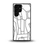 mosaic back phone cover | glass case for samsung galaxy s25 ultra