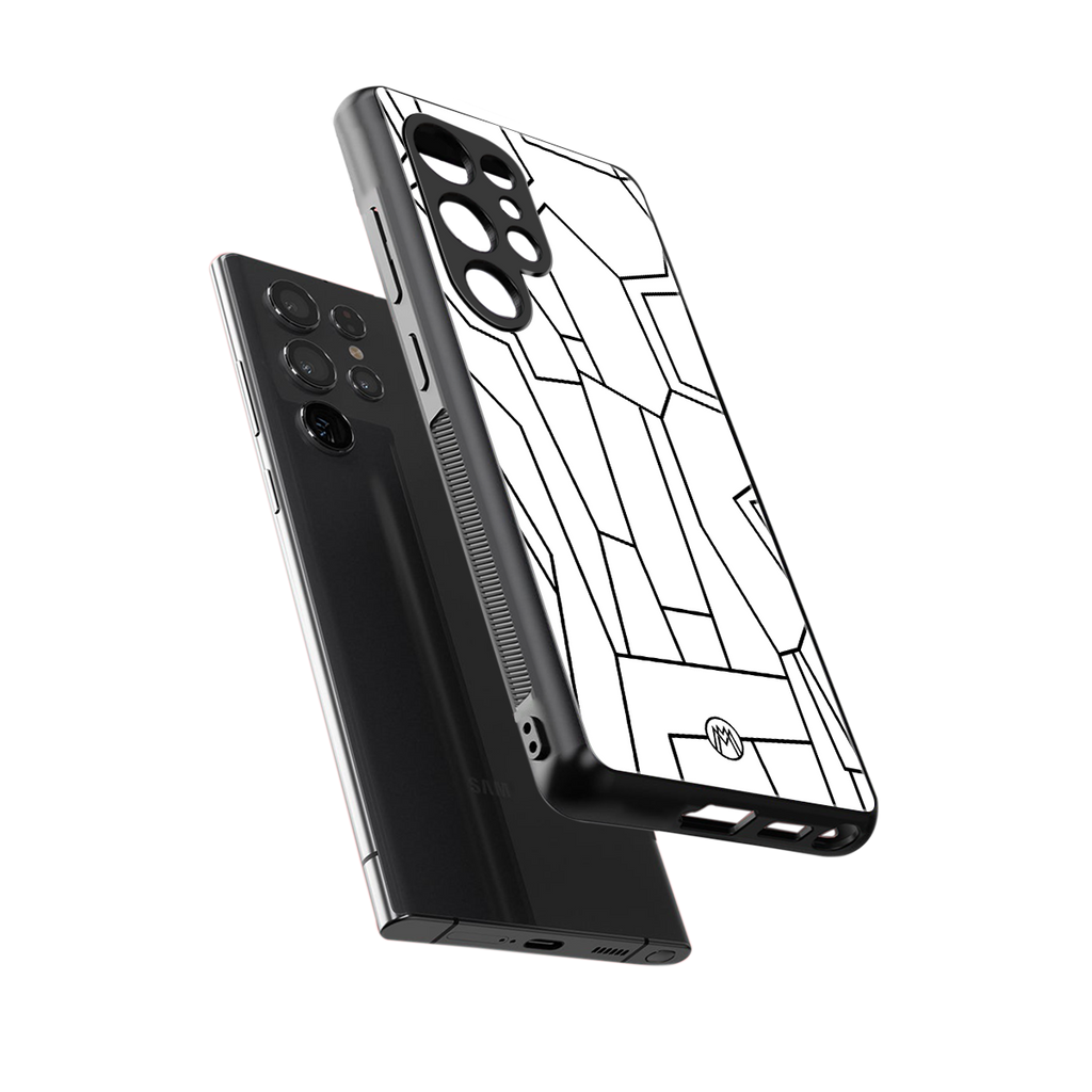 mosaic back phone cover | glass case for samsung galaxy s25 ultra