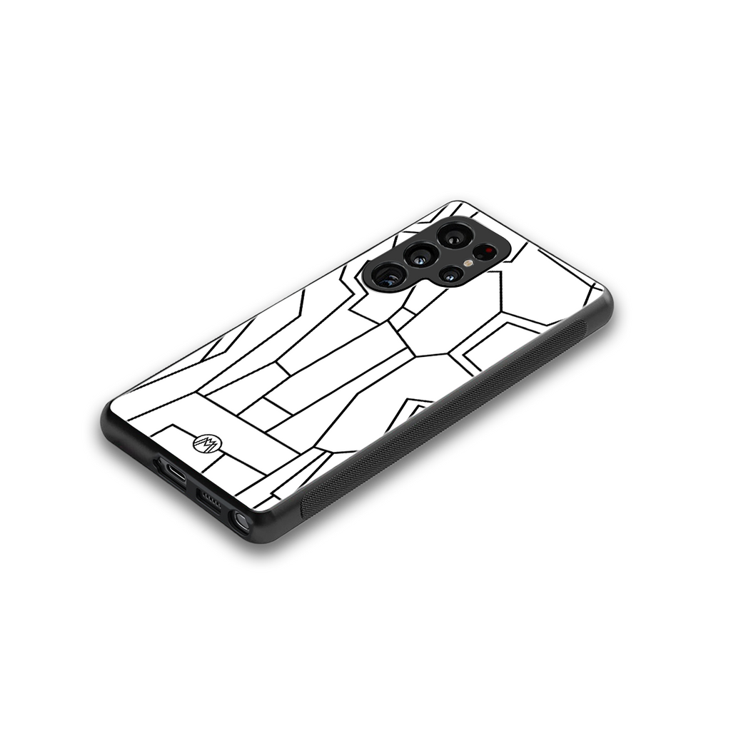 mosaic back phone cover | glass case for samsung galaxy s25 ultra