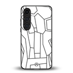 mosaic back phone cover | glass case for samsung galaxy s24 fe