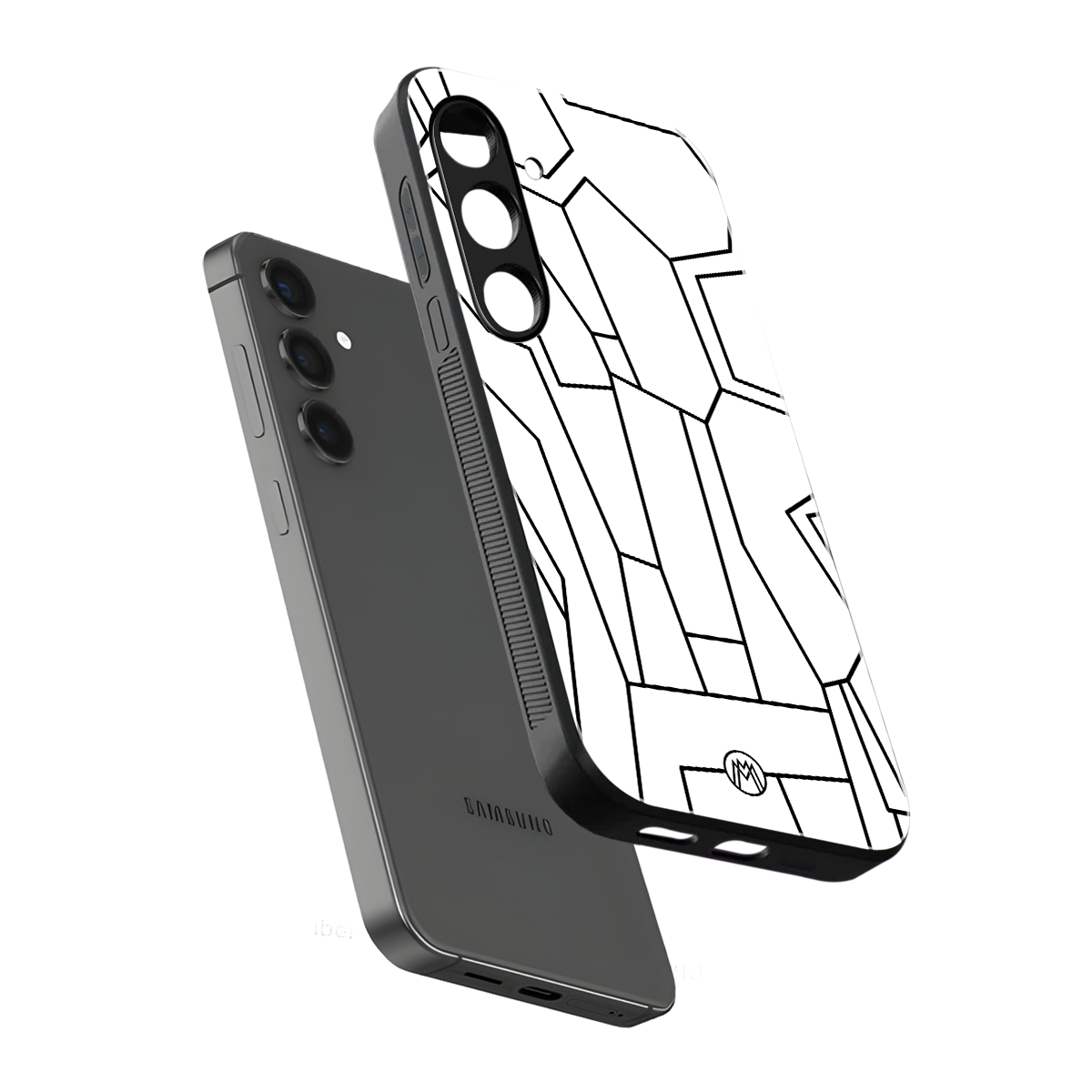 mosaic back phone cover | glass case for samsung galaxy s24 fe