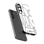 mosaic back phone cover | glass case for samsung galaxy s24 plus