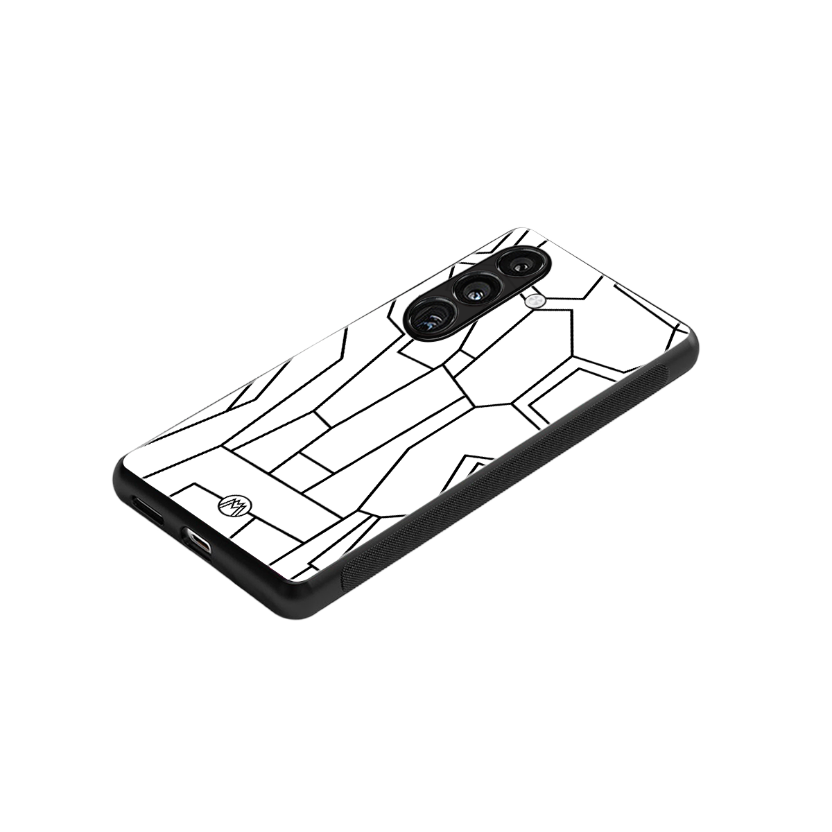 mosaic back phone cover | glass case for samsung galaxy s23 plus