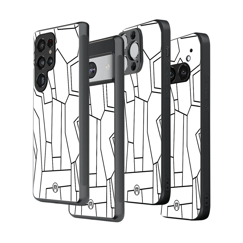 Stylish Glass Back Case for All Smartphones – iPhone, Samsung, OnePlus, Pixel, Redmi, Oppo, Vivo, Motorola