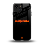 mothafucka back phone cover | glass case for iphone 13 mini