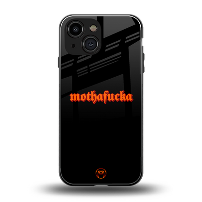 mothafucka back phone cover | glass case for iphone 13 mini