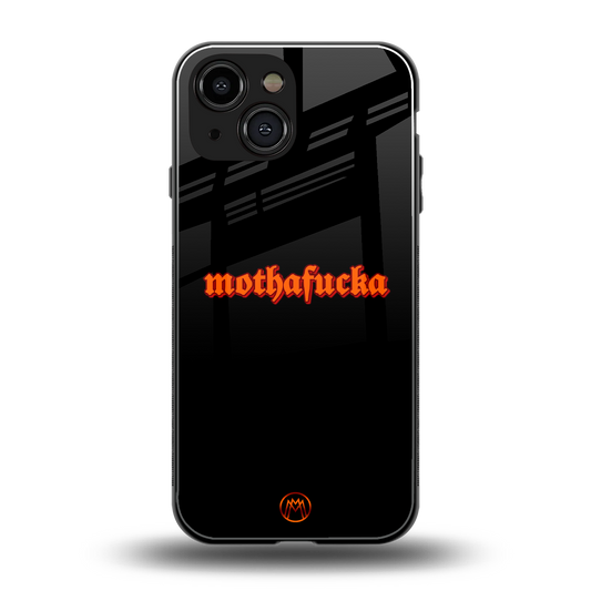 mothafucka back phone cover | glass case for iphone 13 mini