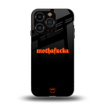 mothafucka back phone cover | glass case for iphone 13 pro