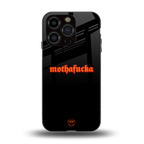 mothafucka back phone cover | glass case for iphone 13 pro