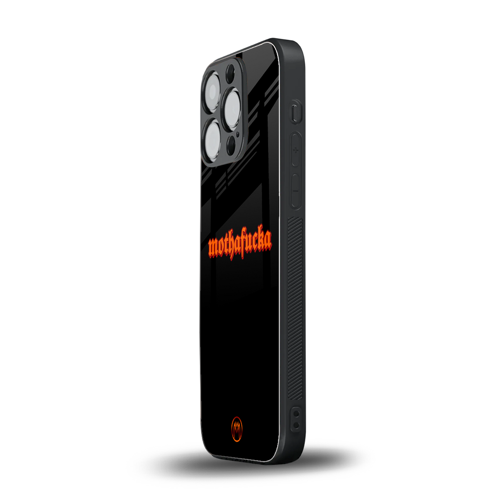mothafucka back phone cover | glass case for iphone 13 pro