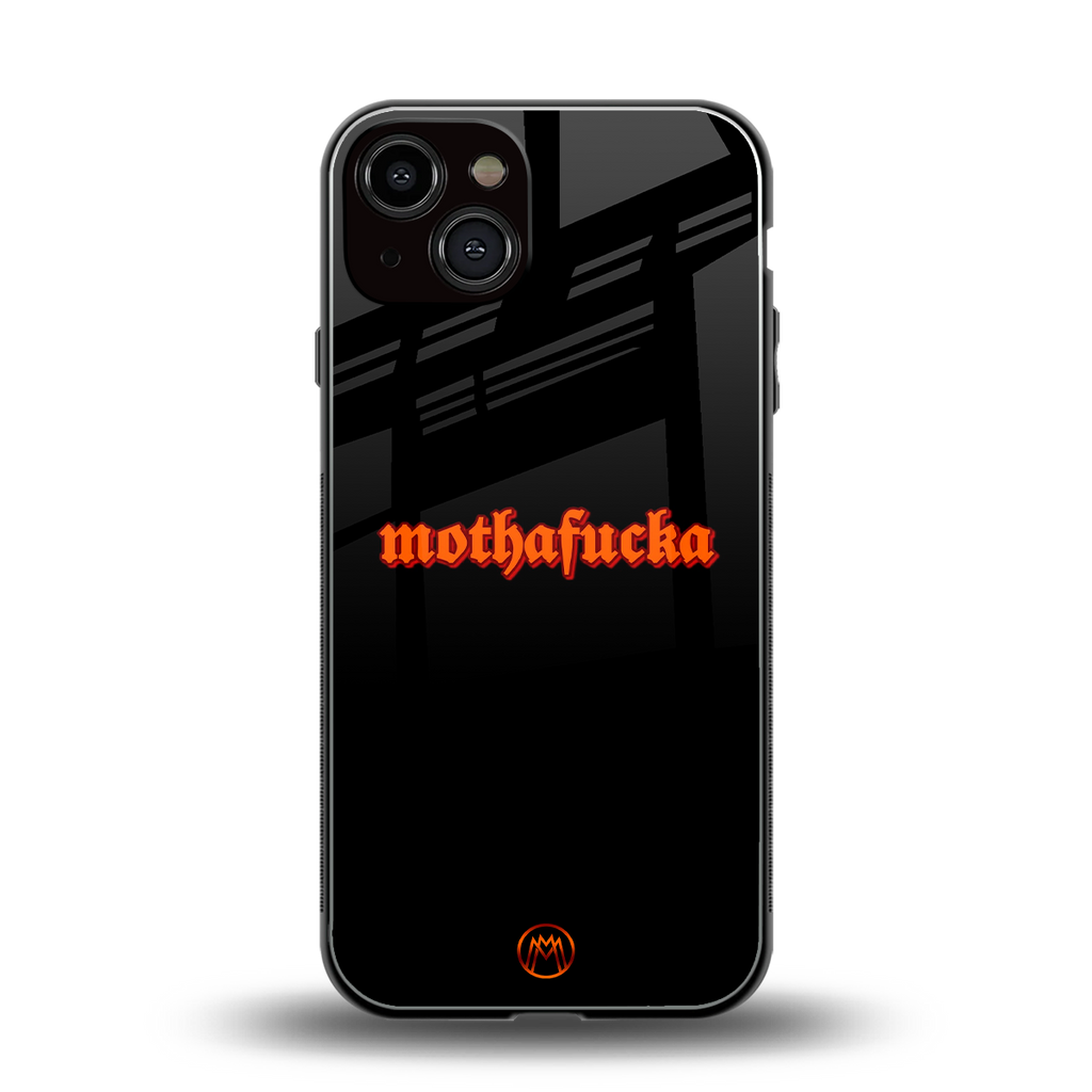 mothafucka back phone cover | glass case for iphone 13