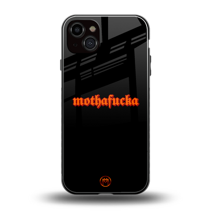 mothafucka back phone cover | glass case for iphone 14 plus