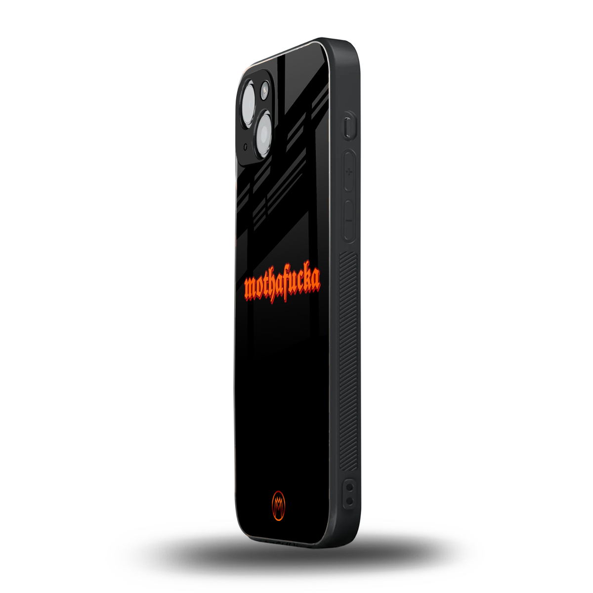 mothafucka back phone cover | glass case for iphone 15 plus