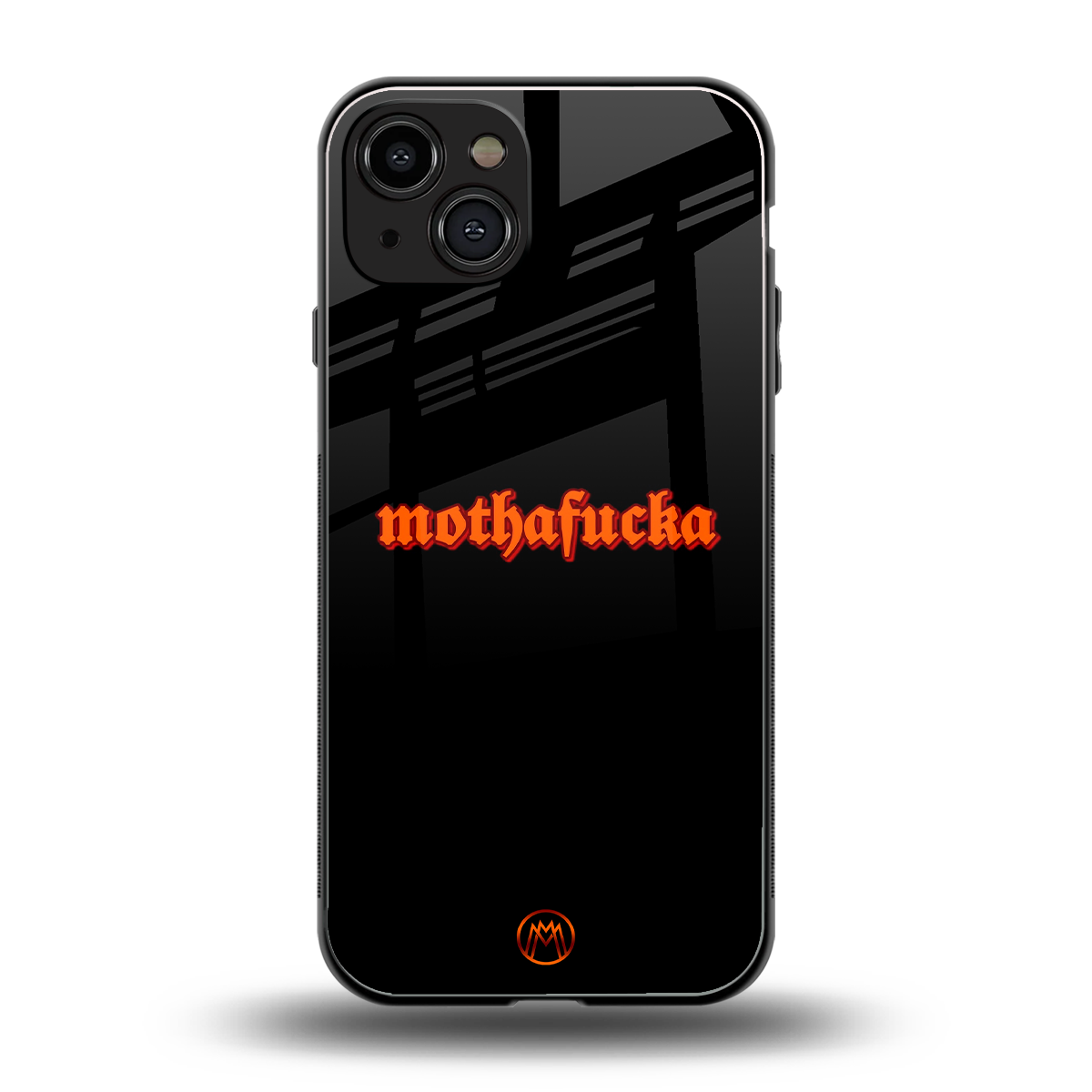 mothafucka back phone cover | glass case for iphone 15