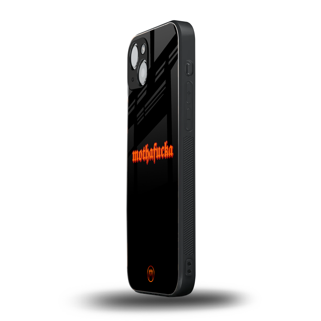 mothafucka back phone cover | glass case for iphone 15