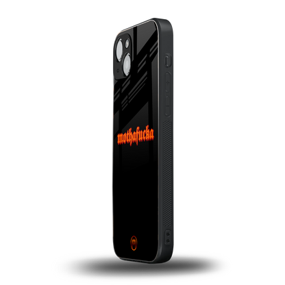 mothafucka back phone cover | glass case for iphone 15