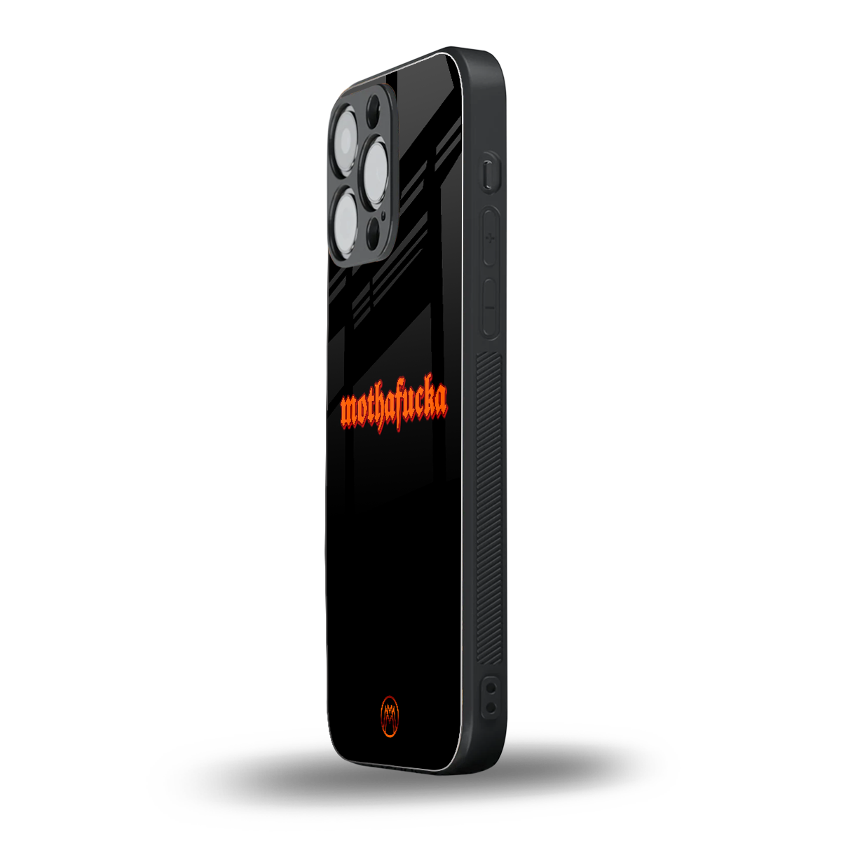 mothafucka back phone cover | glass case for iphone 16 pro max