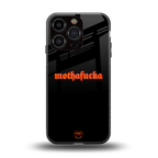 mothafucka back phone cover | glass case for iphone 16 pro