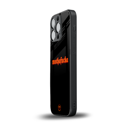mothafucka back phone cover | glass case for iphone 16 pro