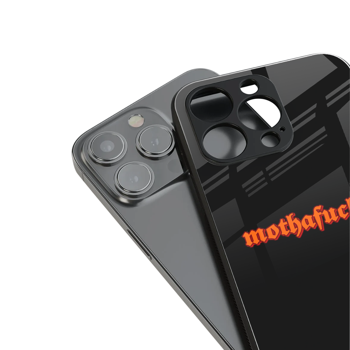 mothafucka back phone cover | glass case for iphone 15