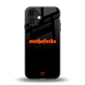 mothafucka back phone cover | glass case for iphone 16