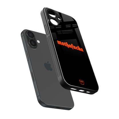 mothafucka back phone cover | glass case for iphone 16