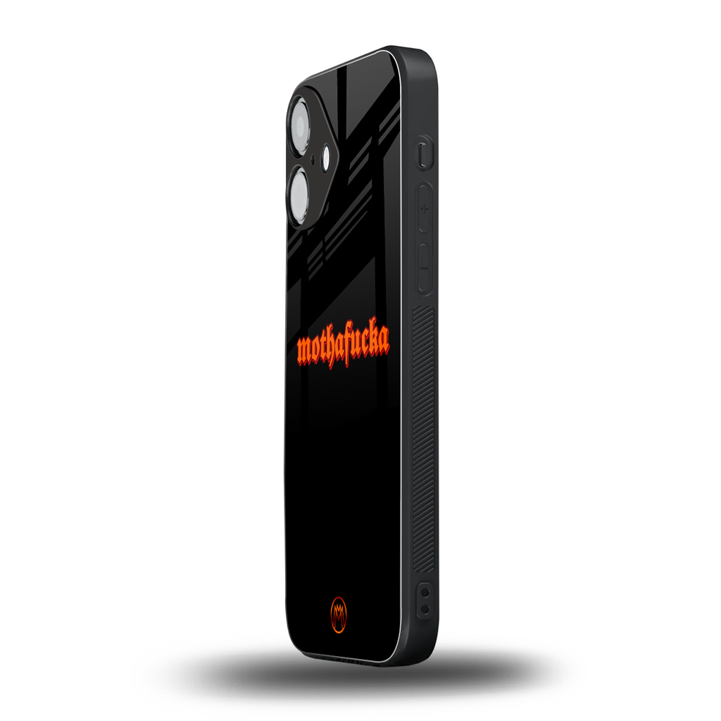 mothafucka back phone cover | glass case for iphone 16