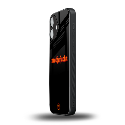 mothafucka back phone cover | glass case for iphone 16