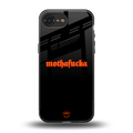 mothafucka back phone cover | glass case for iphone 16e