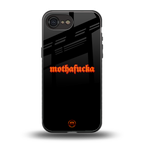 mothafucka back phone cover | glass case for iphone 16e