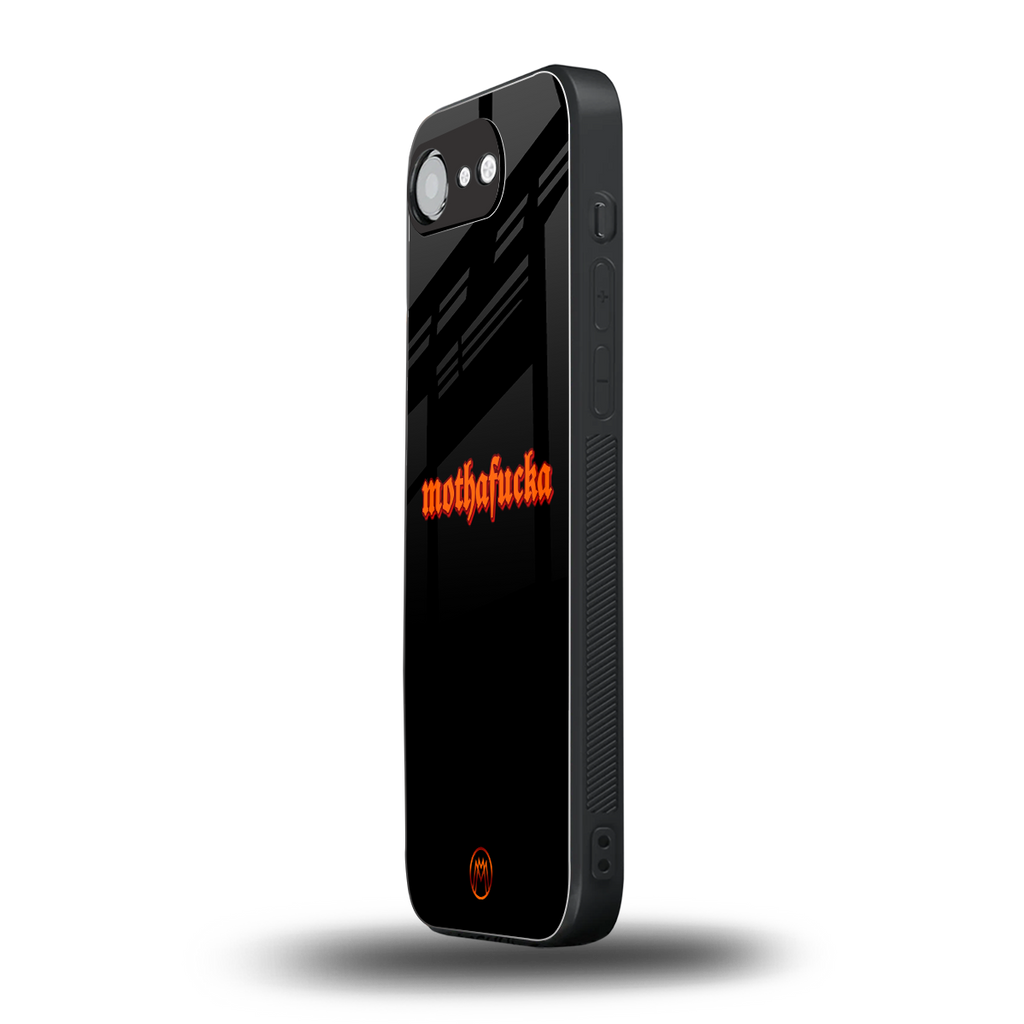 mothafucka back phone cover | glass case for iphone 16e