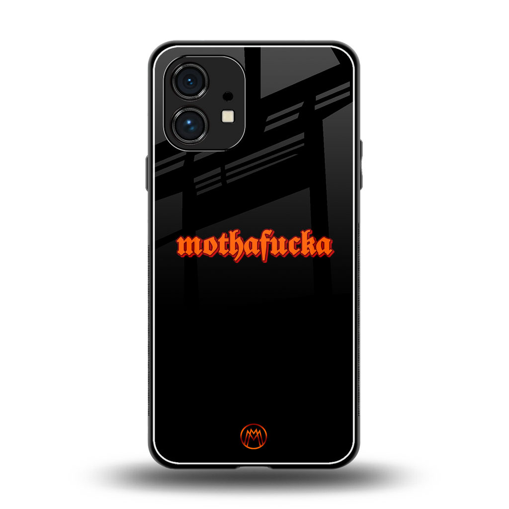 mothafucka back phone cover | glass case for nothing phone 1