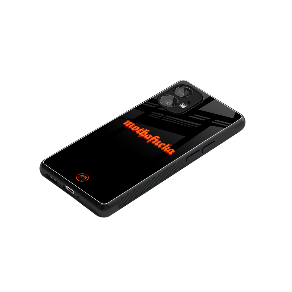 mothafucka back phone cover | glass case for nothing phone 1