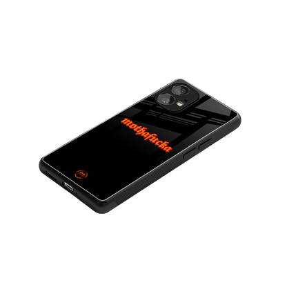 mothafucka back phone cover | glass case for nothing phone 1